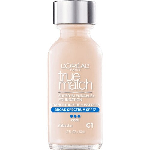 L'Oreal Paris True Match Super-Blendable Makeup Original Foundation - C1 Alabaster (Cool)