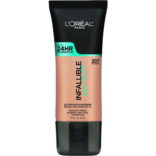L'Oreal Paris Infallible Pro-Glow Foundation - Sand Beige