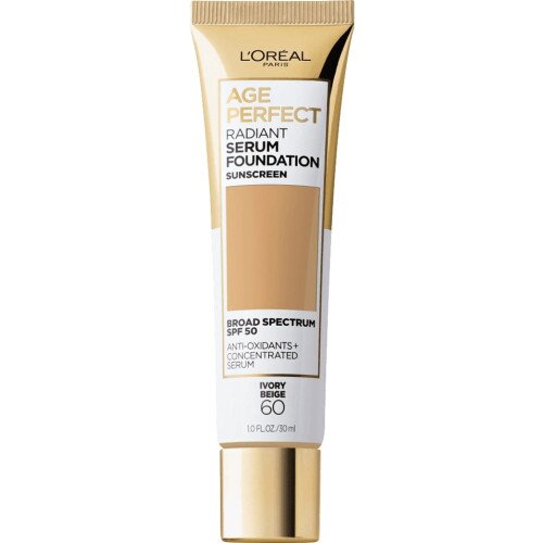L'Oreal Paris Age Perfect Radiant Serum Foundation with SPF 50 - Ivory Beige