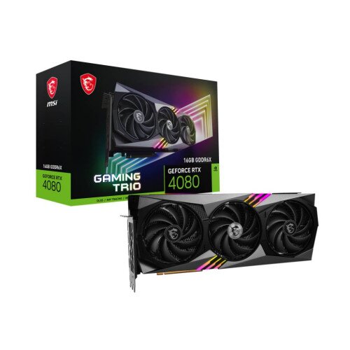 MSI GeForce RTX 4080 16GB Gaming TRIO Graphics Card