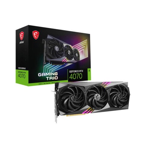 MSI GeForce RTX 4070 GAMING TRIO 12G Graphics Card