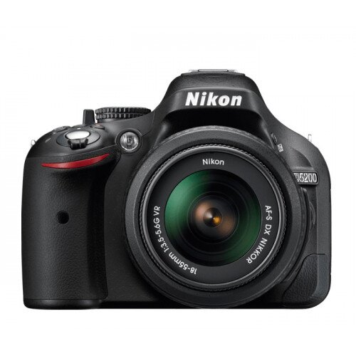 Nikon D5200 Digital SLR Camera - Black - Two Lens Kit