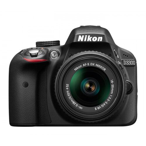 Nikon D3300 Digital SLR Camera - Black - 18-55mm VR Lens Kit