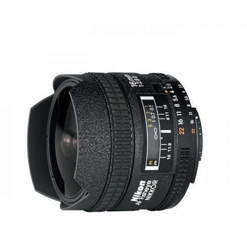 Nikon AF Fisheye-Nikkor 16mm f/2.8D Digital Camera Lens