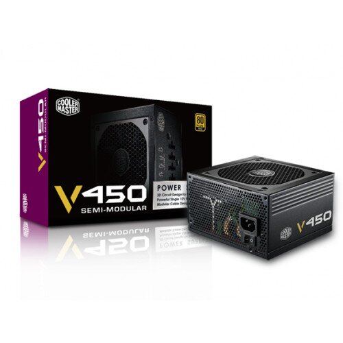 Cooler Master V450 Semi-Modular Power Supply - 450w