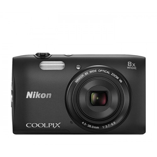 Nikon COOLPIX S3600 Compact Digital Camera - Black