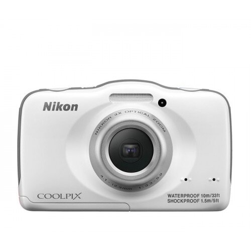 Nikon COOLPIX S32 Compact Digital Camera - White