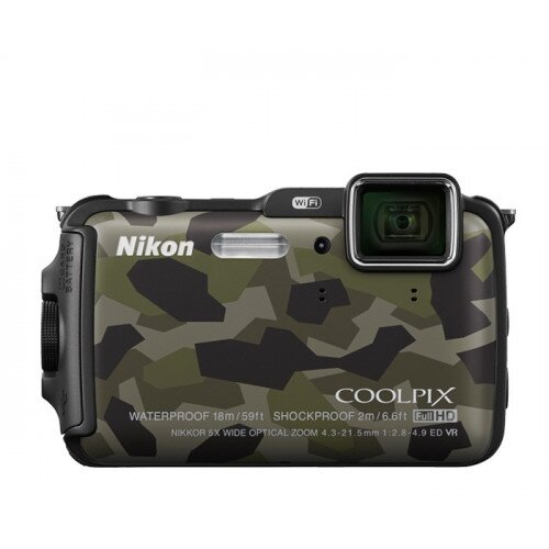Nikon COOLPIX AW120 Compact Digital Camera - Camouflage
