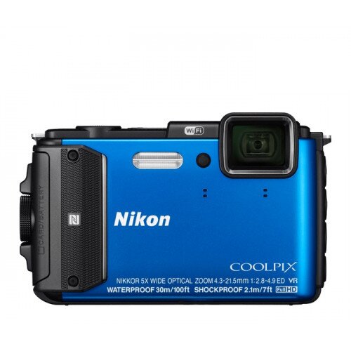 Nikon COOLPIX AW130 Compact Digital Camera - Blue