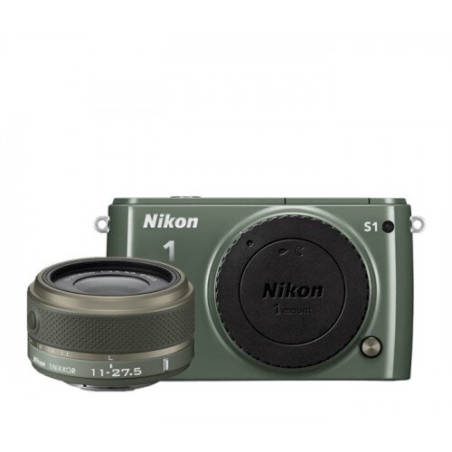 Nikon 1 S1 Camera - Khaki - One-Lens Kit