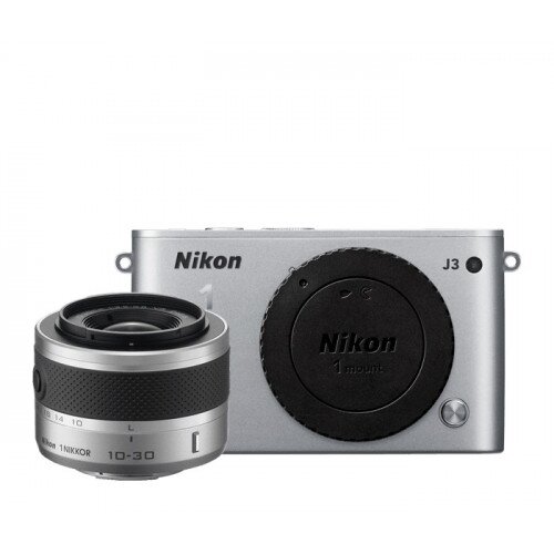 Nikon 1 J3 Camera - Silver - One-Lens Kit
