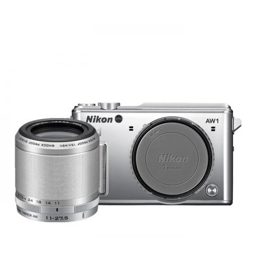 Nikon 1 AW1 Camera - Silver - One-Lens-Kit