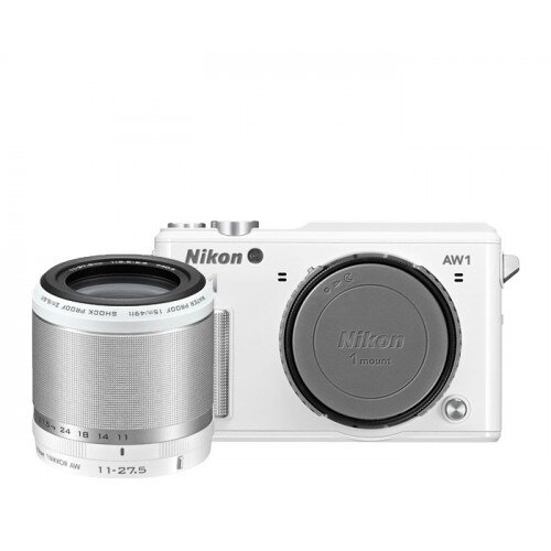 Nikon 1 AW1 Camera - White - One-Lens-Kit