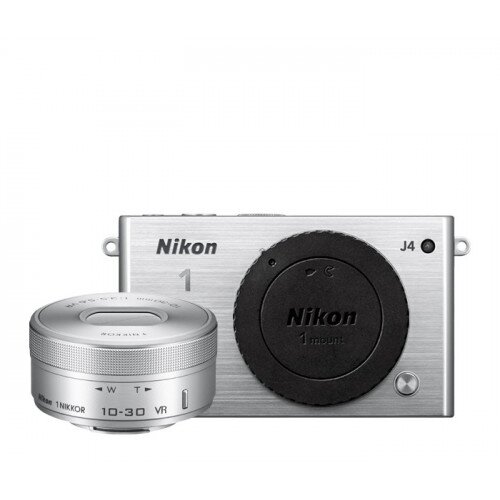 Nikon 1 J4 Camera - Silver - One-Lens Kit