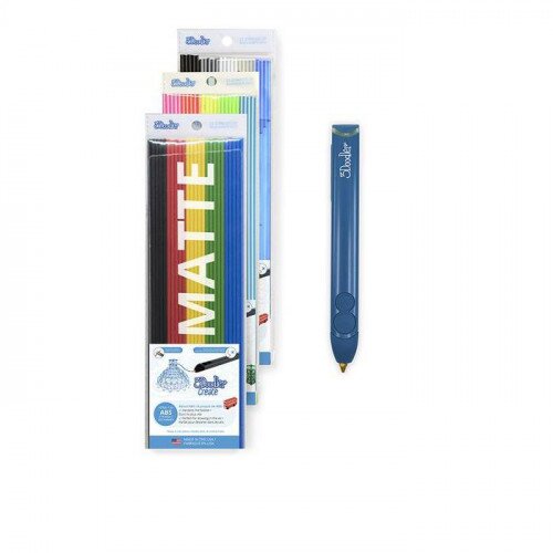 3Doodler Create+ Essentials 3D Printing Pen Set - Marine Blue