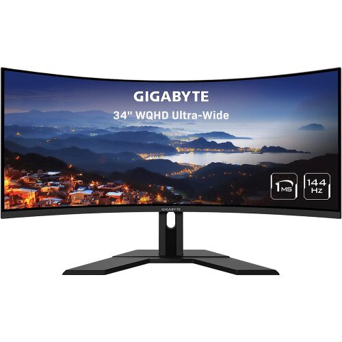 Gigabyte 34" VA 1500R G34WQC Ultra-Wide Curved Gaming Monitor