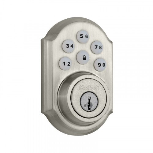 Kwikset SmartCode Electronic Deadbolt - Satin Nickel