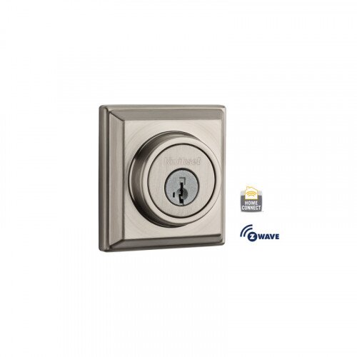 Kwikset Contemporary Signature Series Deadbolt with Home Connect - Satin Nickel