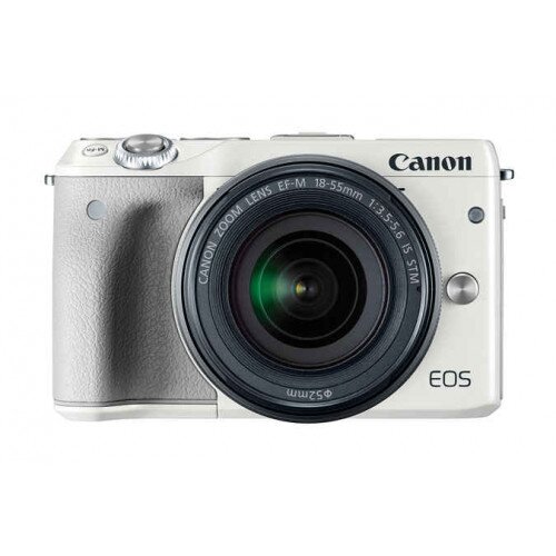 Canon EOS M3 EF-M 18-55mm IS STM Kit - White