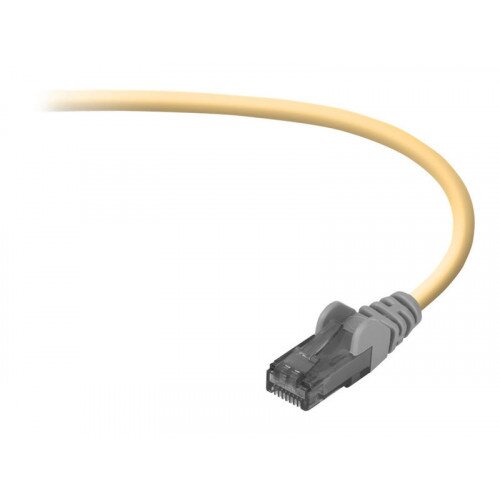 Belkin CAT6 Snagless Crossover Patch Cable - Yellow - 10.0 - Feet