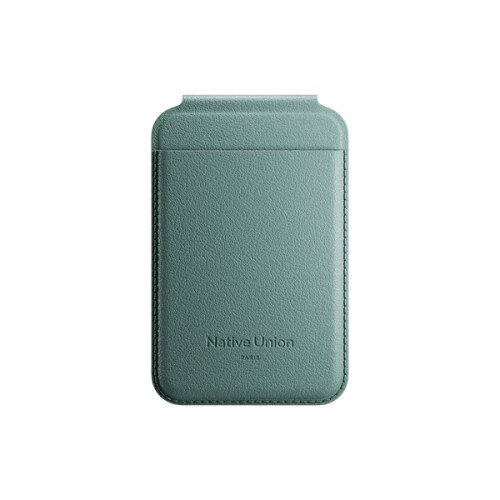 NATIVE UNION Active Wallet Stand Magnetic Card Holder - Slate Green