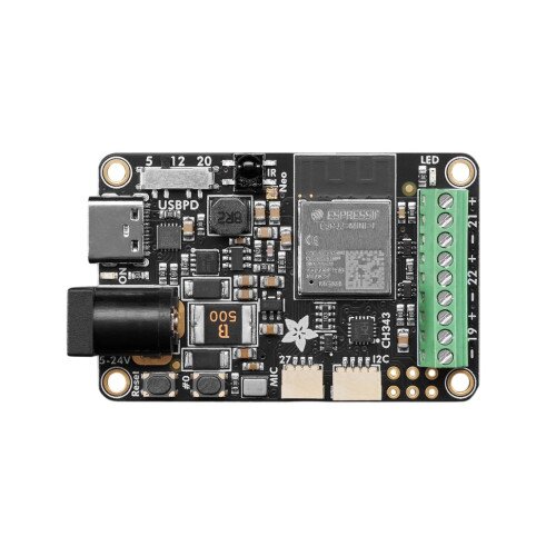 Adafruit Sparkle Motion - All-In-One WLED and xLights Board