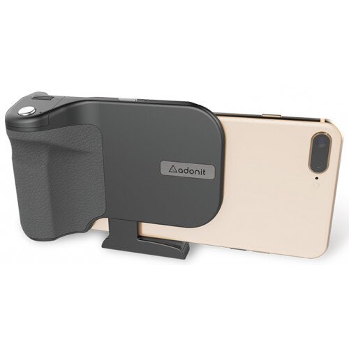Adonit PhotoGrip Qi A Unique Camera Grip that Wirelessly Charges your Smartphone - Black