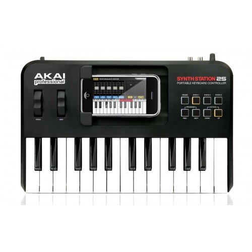 Akai Professional SynthStation25 Piano Keyboard for iPhone and iPod Touch
