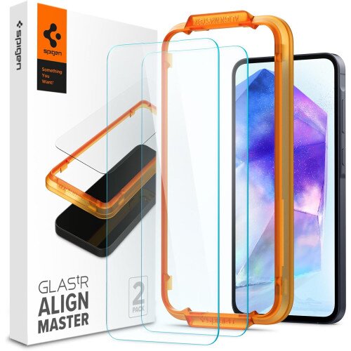 Spigen Alignmaster Full Cover Screen Protector for Galaxy A55 5G