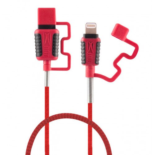 Altec Lansing 6 FT. Braided Rugged Lightning Cable - Red