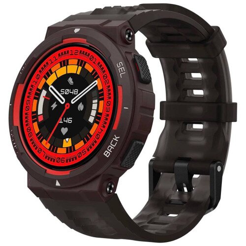 Amazfit Active Edge Rugged Smartwatch - Lava Black
