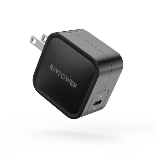 RAVPower PD Pioneer 61W GaN Tech USB C Wall Charger - Black