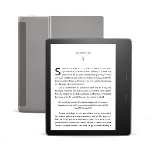 Amazon All-New Kindle Oasis - With Adjustable Warm Light 10th Generation - 2019 - 8GB - With Special Offer - Graphite