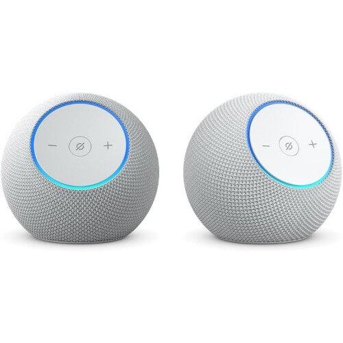 Amazon Echo Dot Max Alexa Speaker - 2-Pack - Glacier White