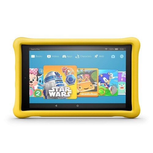 Amazon Fire HD 10 Kids Edition Tablet 10.1" 1080p Full HD Display 32 GB Kid-Proof Case - Yellow