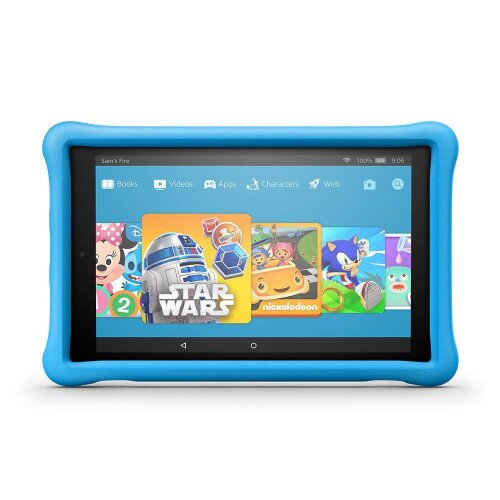 Amazon Fire HD 10 Kids Edition Tablet 10.1" 1080p Full HD Display 32 GB Kid-Proof Case - Blue