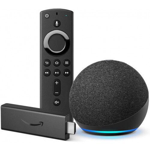 Amazon Fire TV Stick with Echo Dot (4th Gen) Charcoal
