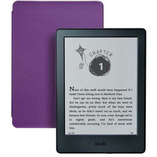Amazon Kindle for Kids Bundle with the latest Kindle E-reader - Purple
