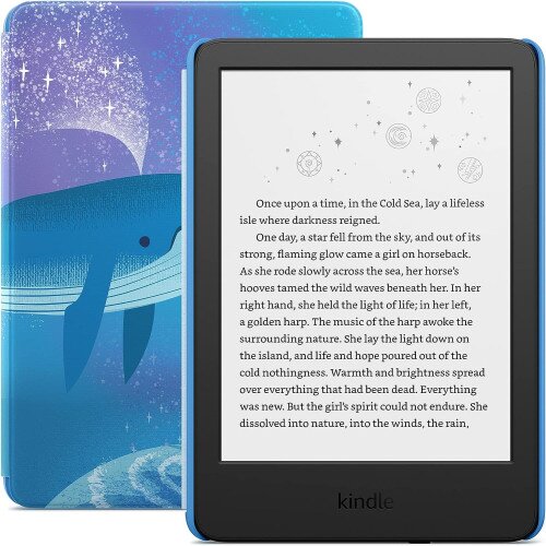 Amazon Kindle Kids E-Reader (2022 Release) - Space Whale
