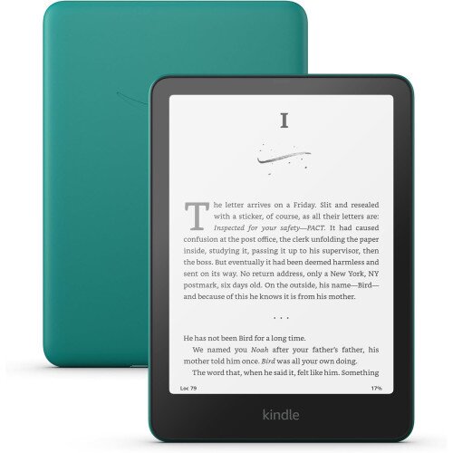 Amazon Kindle Paperwhite (16 GB) with New 7" Glare-Free Display - Jade - Lockscreen Ad-Supported