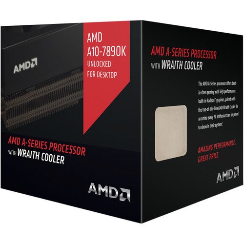 AMD A10-Series APU A10-7890K Processor with Radeon R7 Graphics and Wraith cooler