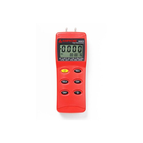 Amprobe MAN15 Differential Pressure Manometer up to 15 psi