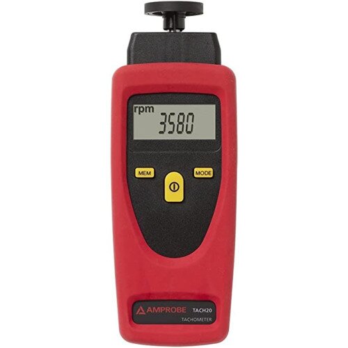 Amprobe TACH-20 Contact and Non-Contact Tachometer