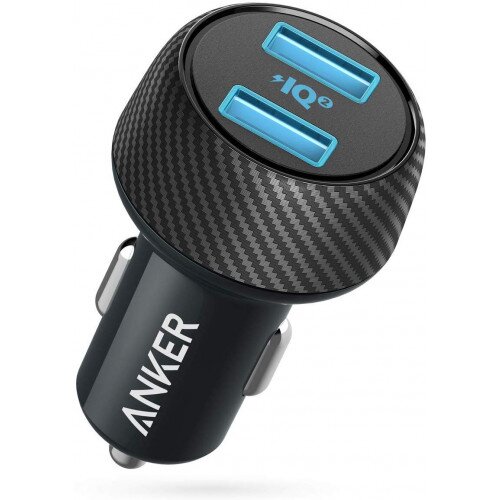 Anker 30W Dual USB Car Adapter PowerDrive Speed 2 - Black