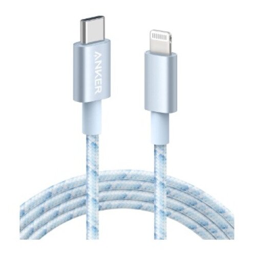 Anker 331 USB-C to Lightning Cable - 6ft - Glacier Blue