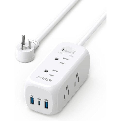 Anker 332 USB Power Strip - 5FT - White