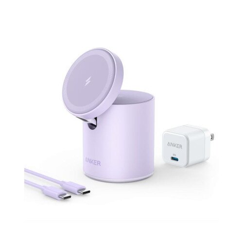 Anker 623 Magnetic Wireless Charger (MagGo) - Lilac Purple