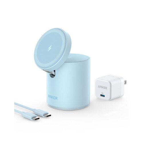 Anker 623 Magnetic Wireless Charger (MagGo) - Misty Blue