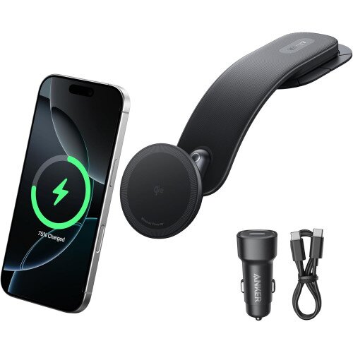 Anker Nano Wireless Car Charger (Magnetic, Detachable Pad)