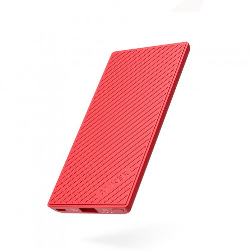 Anker PowerCore Slim 5000 Portable Power Bank - Red